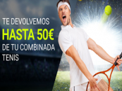 Luckia – Te devuelven hasta 50€ de tu combinada de Tenis