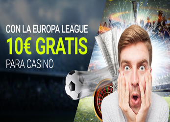 Luckia – Consigue 10€ gratis para casino con la Europa League