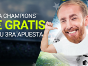 Luckia – Gana 10€ gratis con tu tercera apuesta con la Champions