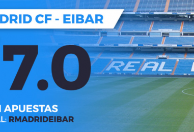 Pastón – Real Madrid gana al Eibar a cuota 7.0